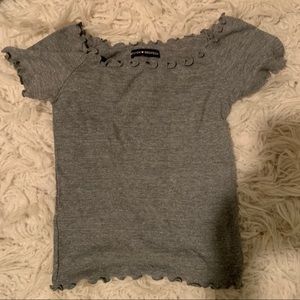 Brandy Melville gray top